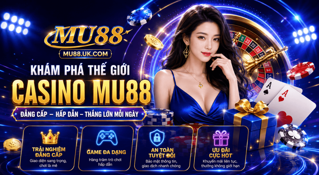 Casino MU88 – Sòng Bạc Trực Tuyến Chuẩn Macau